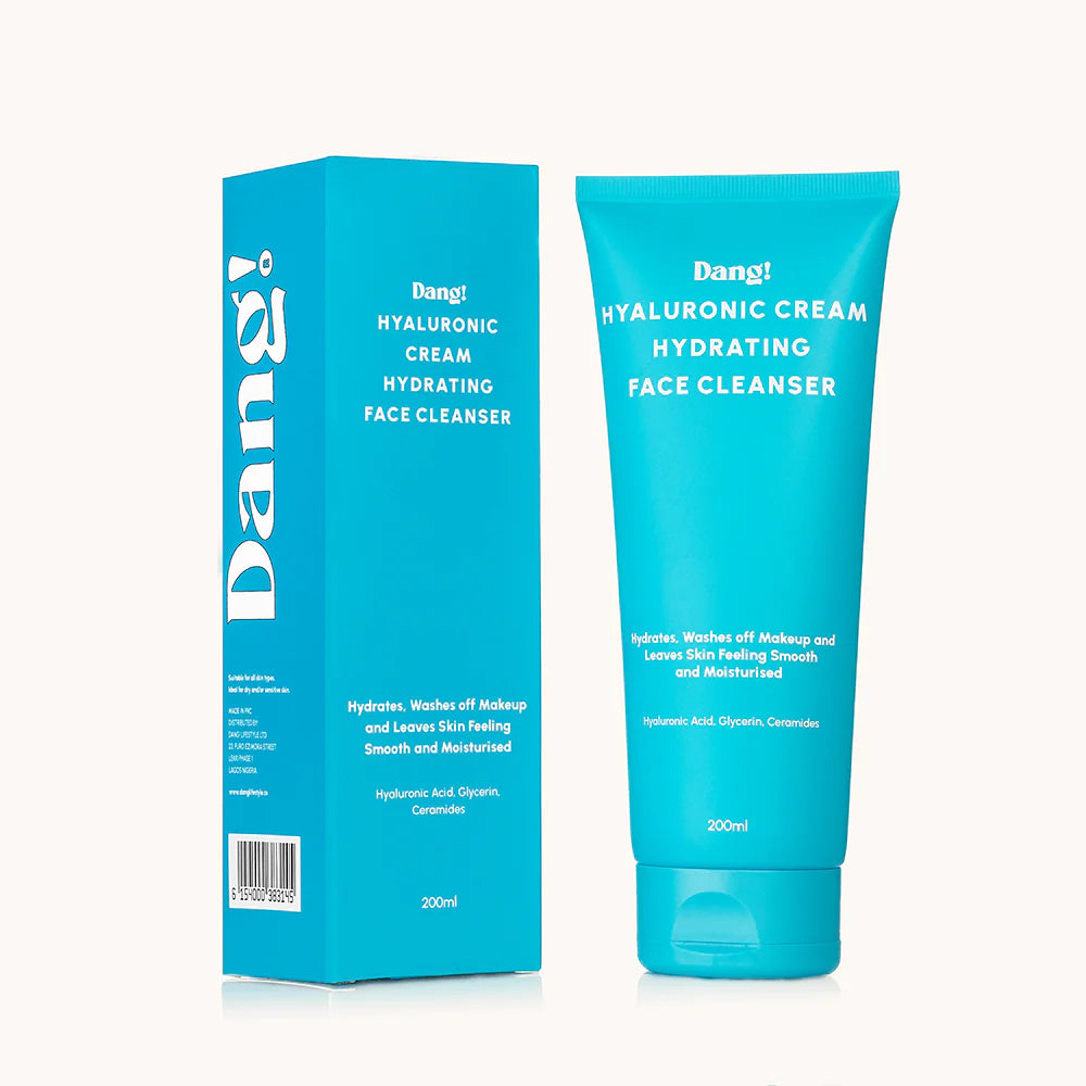 An image of a cream cleanser for sensitive skin in a tube