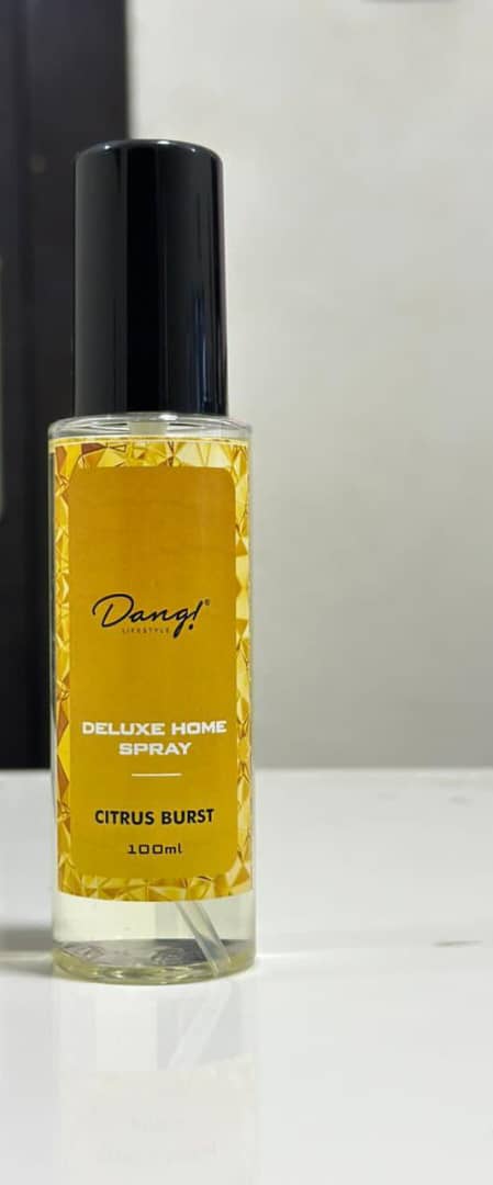 Citrus Burst Home and Linen Spray - 100ml - Dang! Lifestyle Nigeria