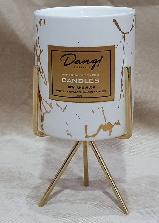 Kiwi and Musk Scented Candle - Dang! Lifestyle Nigeria