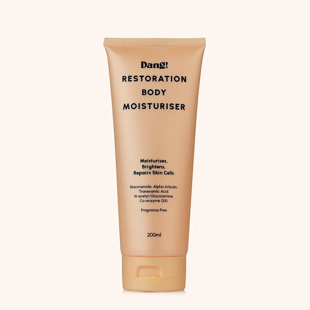 An image of a skincare product body lotion in a tube