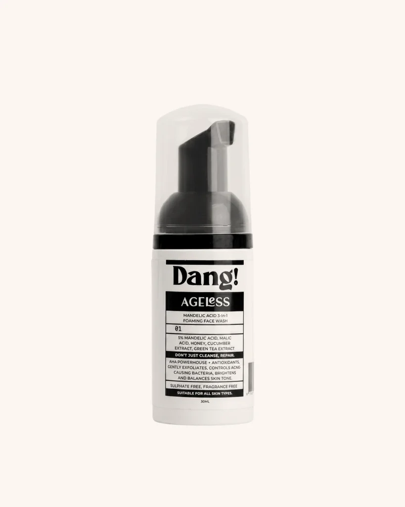 Mandelic acid foaming face wash travel size