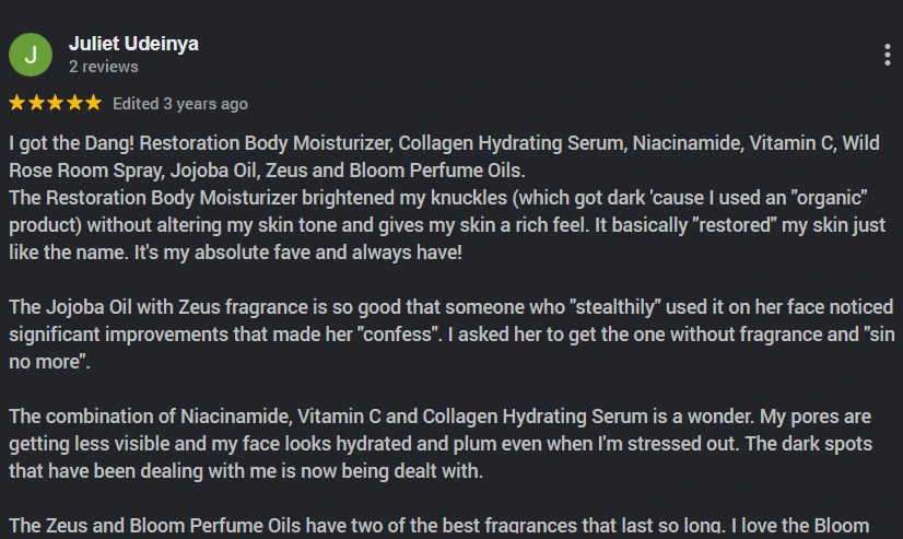 Skincare and fragrance products review