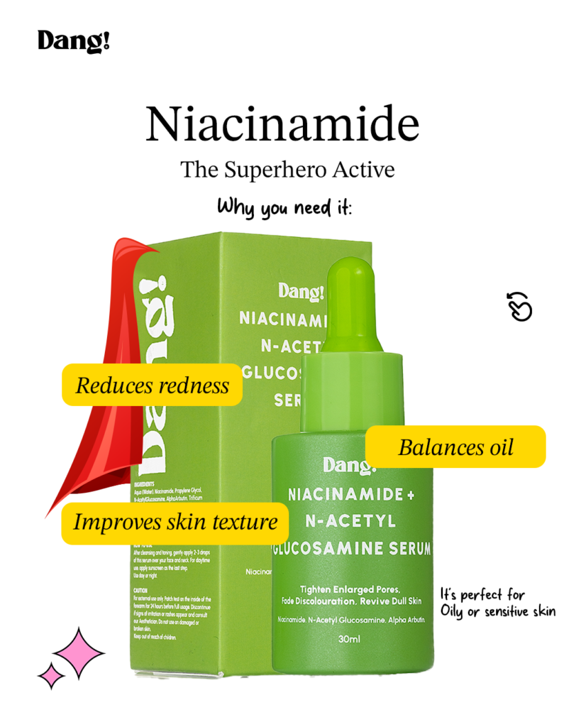 Dang Niacinamide + N-atyecl glucosamine serum; two acids effective for treating dark spots