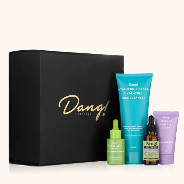 An image of a line of of Men's skincare products that can be used as gifts