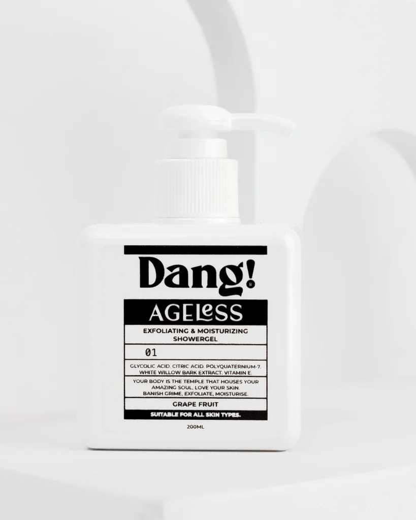 An image of an exfoliating shower gel grapefruit fragrance