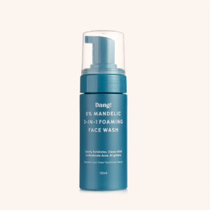 A bottle of mandelic acid face wash-the best face wash for pimples and dark spots