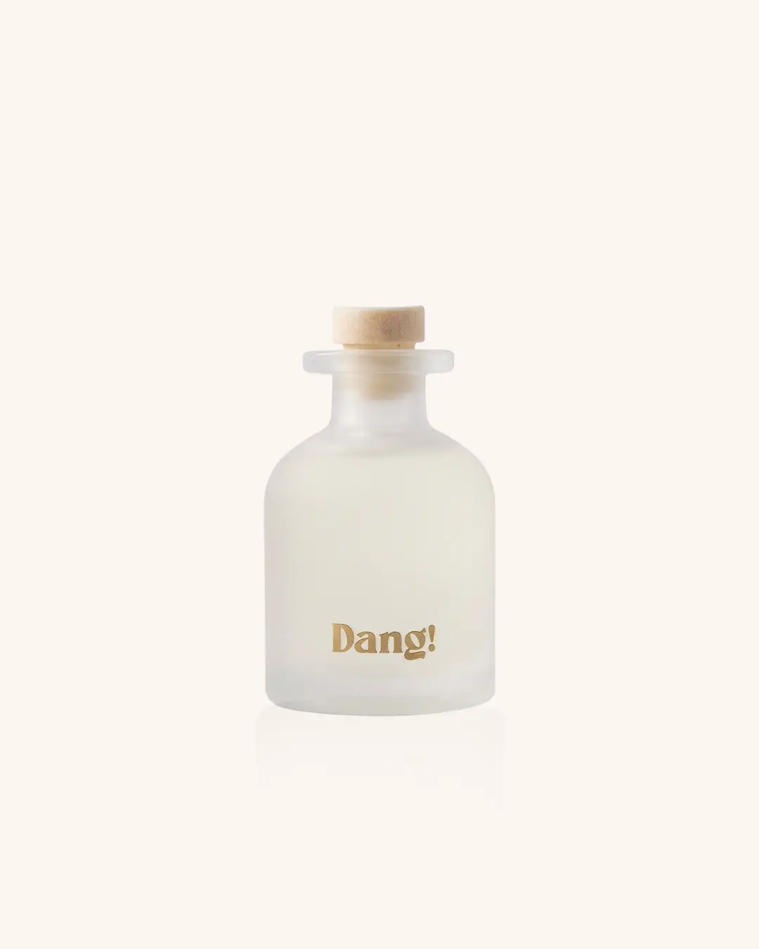 An image of reed diffuser Jar placed in front of an off white background