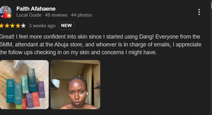 An image of a customer reviews of Dang Products