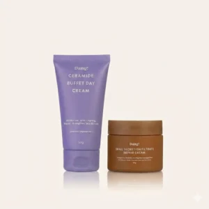 An image of two products that make up the Dang Face Moisturiser set